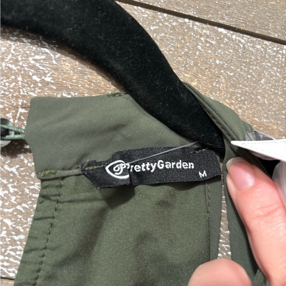 Pretty Garden green Sleeveless Halter Neck Boho Dresses size Medium - Picture 6 of 8